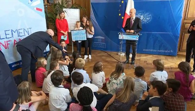 Rencontre avec la classe gagnante du Parlement des enfants - Mercredi 20 juin 2018