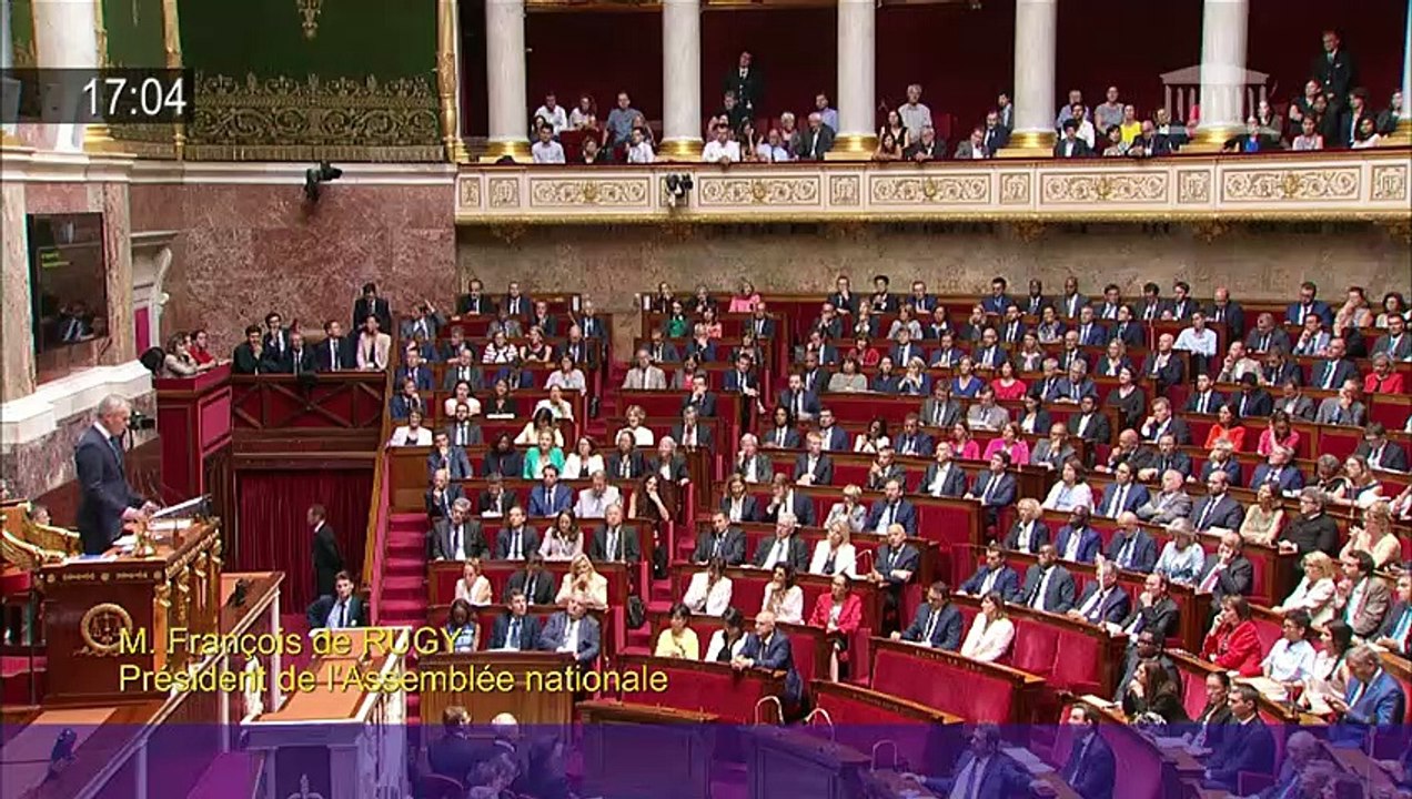 Allocution de M. François de Rugy, président de l'Assemblée nationale - Mardi 27 juin 2017