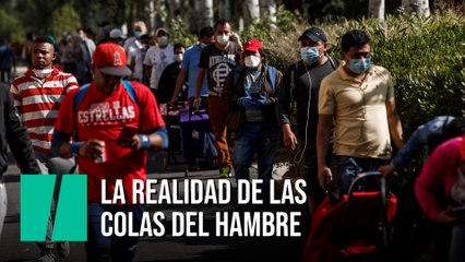 La realidad de las colas del hambre