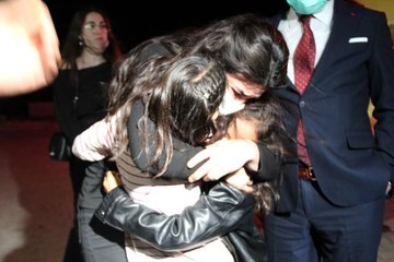 107 gündür beklenen kavuşmada duygu dolu anlar