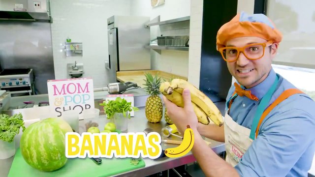 Blippi hace paletas de frutas | Aprenda a comer saludablemente para los niños | Videos educativos