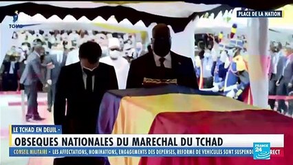 Funérailles de Déby, la France assure la junte de son soutien pour la "stabilité" du Tchad