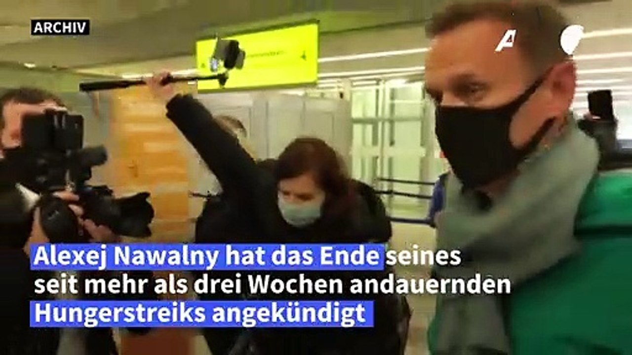Nawalny will Hungerstreik beenden