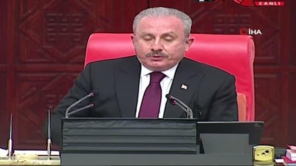 TBMM Başkanı Şentop: "Şu bilinmelidir ki; 100 yıl önce sefil ve haksız bir ihtiras uğruna vatanımıza tasallut etmeye yeltenenlere karşı milletimizin...