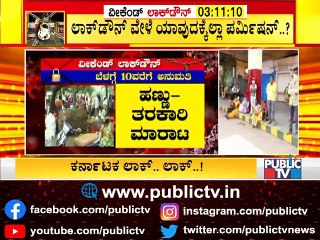 What Will Be Open During Weekend Lockdown In Karnataka..?