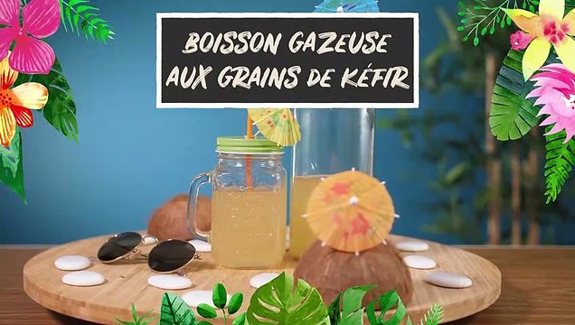Comment faire une boisson gazeuse aux grains de kéfir ?