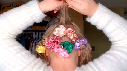 How to use scrunchies for heatless curls