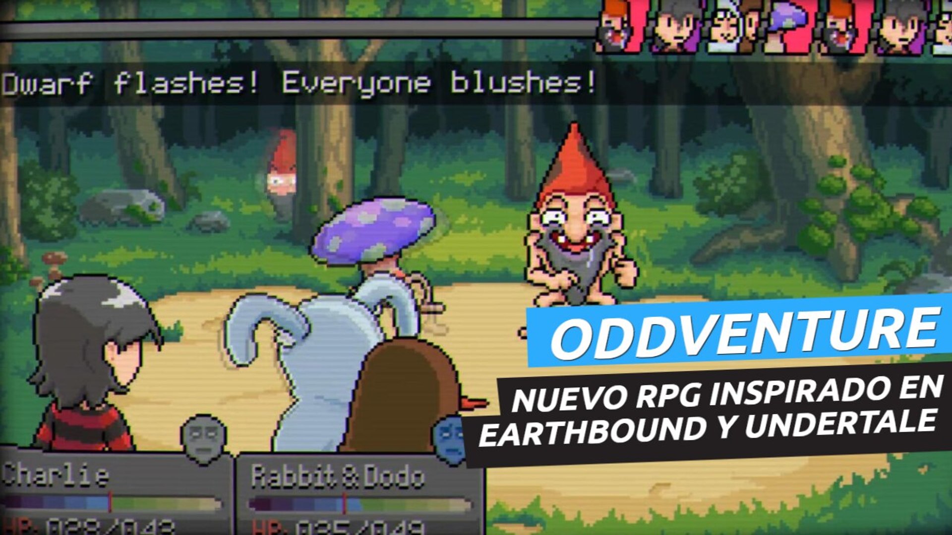Oddventures Avance Del Rpg Inspirado En Earthbound Y Mother Video Dailymotion