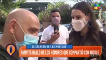Pampita habló de los hombres que compartió con Nicole