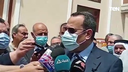 محافظ شمال سيناء : انطلاق احتفالات المحافظة باعياد تحرير سيناء باقتتاح مسجد الشهيد محمد سليم شراب