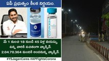 AP Govt Announces Night Curfew From Tomorrow, Free Vaccine To Above 18-45 Years
