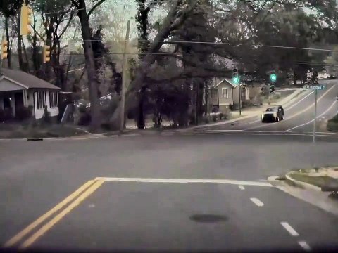 Ce conducteur a failli se faire écraser par un arbre !