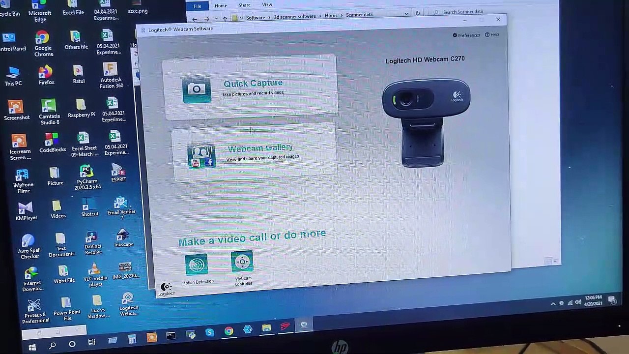 How to calibrate CICLOP 3d scanner video Dailymotion