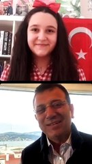 İmamoğlu, 13 yaşındaki yazarın “Çocukken hatırladığınız ilk 23 Nisan nasıldı?” sorusunu yanıtladı