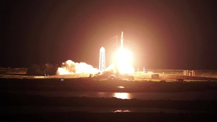 Despegó la tercera misión tripulada de SpaceX hacia la ISS