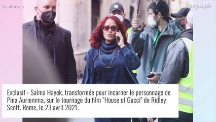 Salma Hayek : Méconnaissable pour son prochain rôle, elle passe au rouge !
