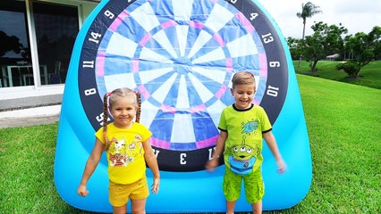 Diana and Roma play Outdoor Games & Activities for kids
