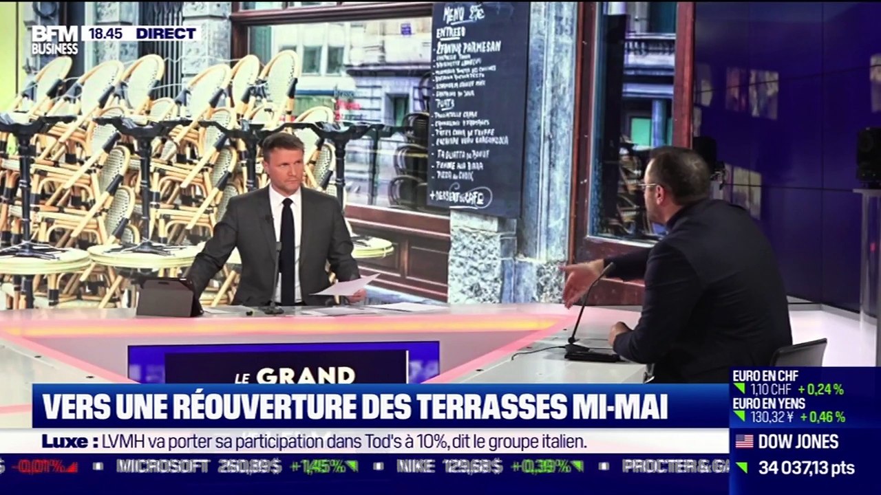 Stéphane Manigold (Groupe Éclore) : Vers une réouverture des terrasses mi-mai - 23/04