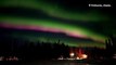 Northern lights illuminate the skies of Alaska