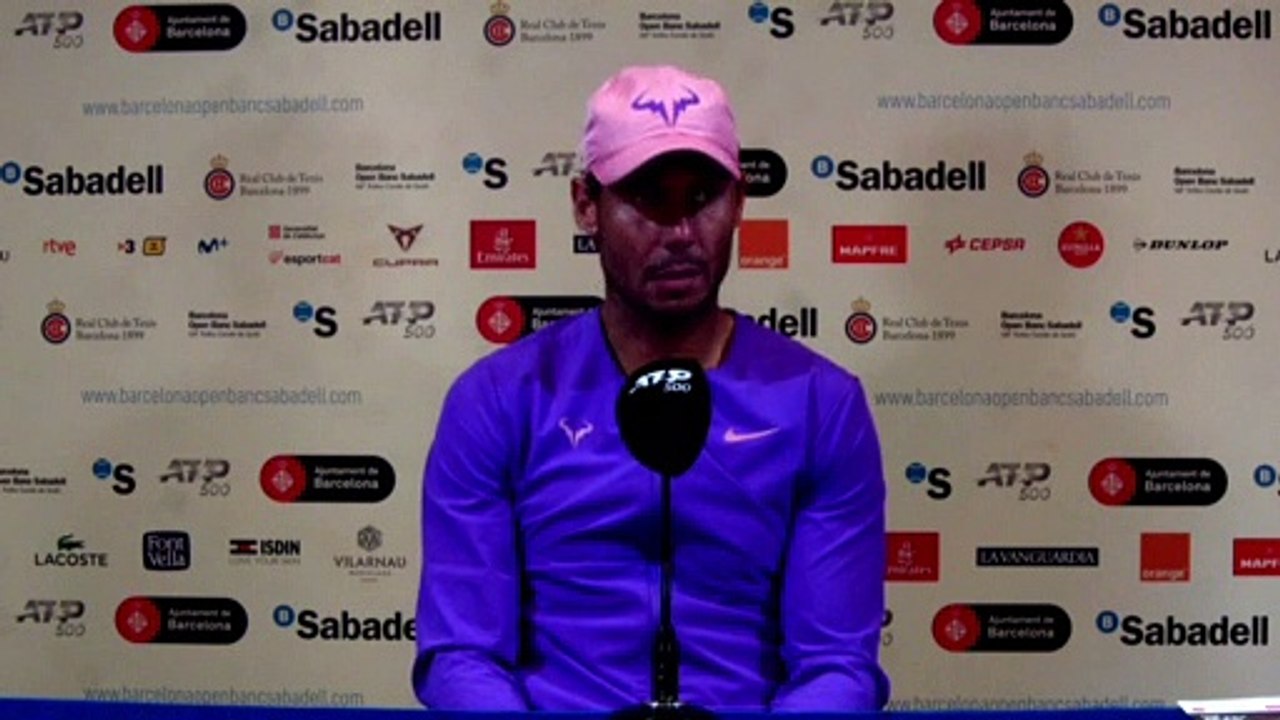 ATP - Barcelone 2021 - Rafael Nadal  is not worried : "I'm in semi finals... "