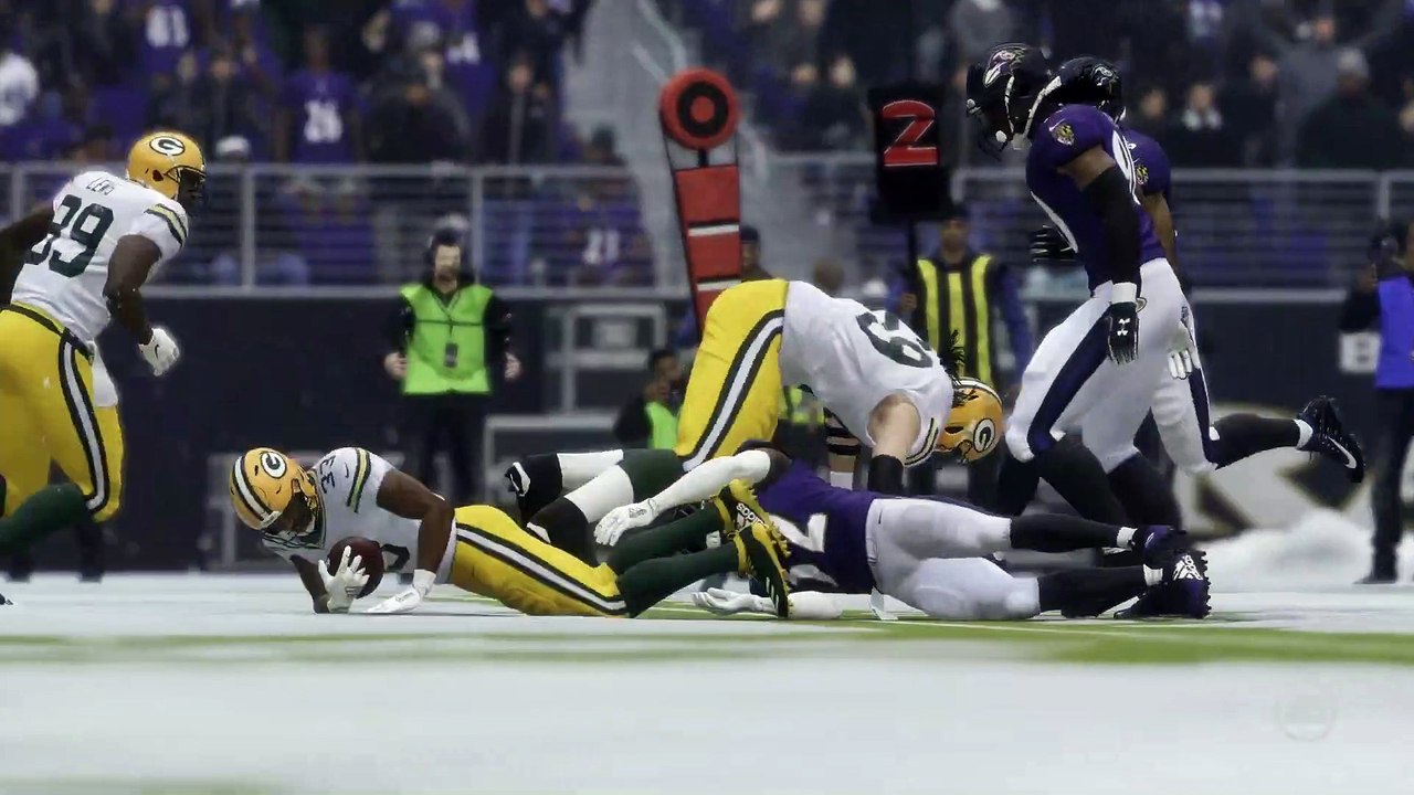 Madden 21 Next-Gen SNOW Gameplay!  Ravens vs Packers! [4K]