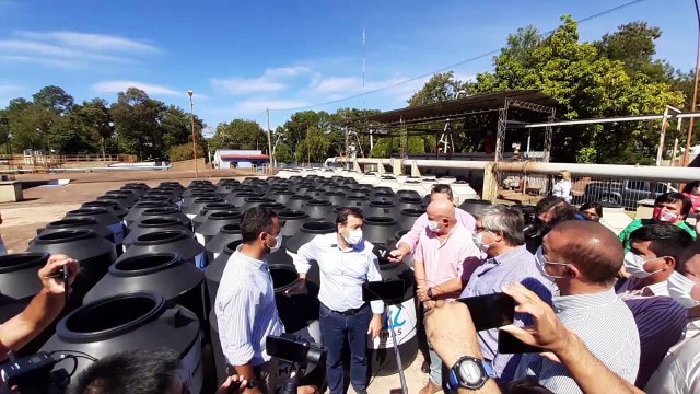 Entregaron mil tanques de agua domiciliarios