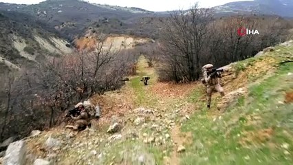 Tunceli’de Eren-7 operasyonunda 9 sığınak imha edildi