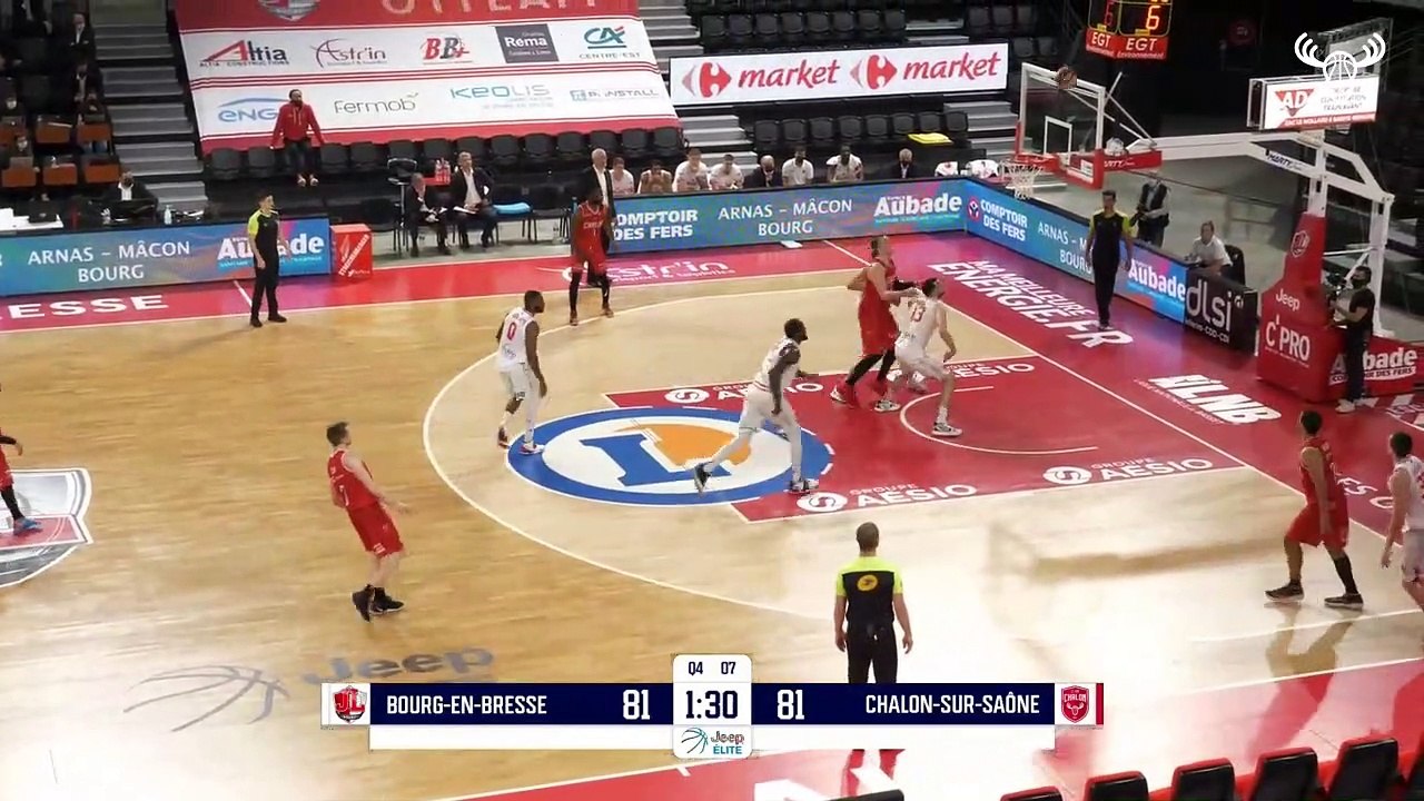 Résumé J11 match JL Bourg vs Elan Chalon