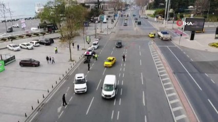 Beşiktaş'ta kısıtlama denetimi