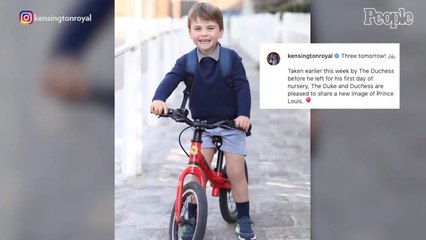 Prince Louis Bikes to Preschool in His New 3rd Birthday Photo — Taken by Mom Kate Middleton!