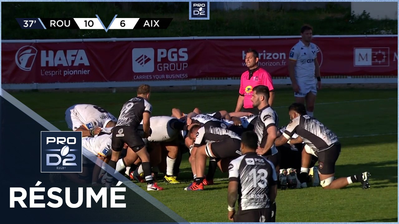 PRO D2 - Résumé Rouen Normandie Rugby-Provence Rugby: 21-26 - J28 - Saison 2020/2021