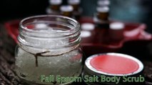 Diy Fall Epsom Salt Body Scrub Using Young Living Essential Oils | How To Make A Body Scrub