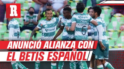 Santos anunció alianza con el Betis, Atlético Nacional y Banfield