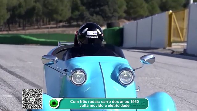 Nova edição- veículo de três rodas está de volta como um carro elétrico