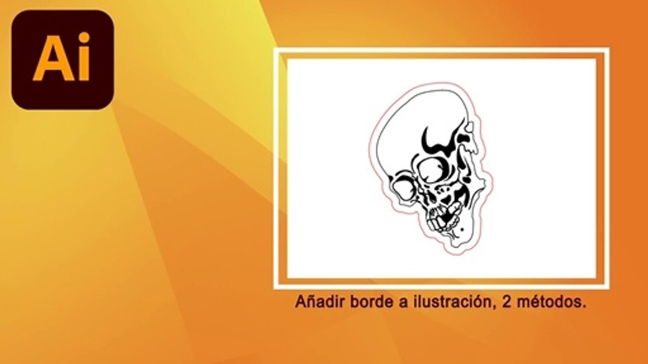 Poner borde a imagen en illustrator