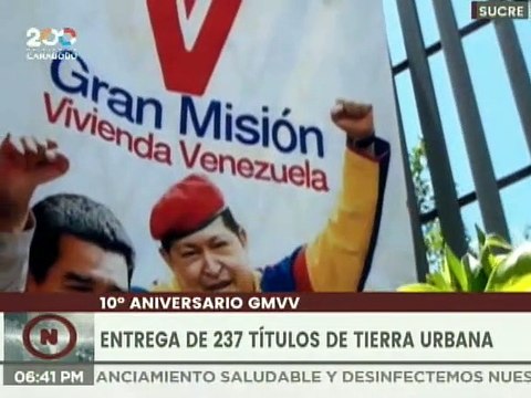 Sucre | GMVV entrega 40 documentos de propiedad en Cumaná