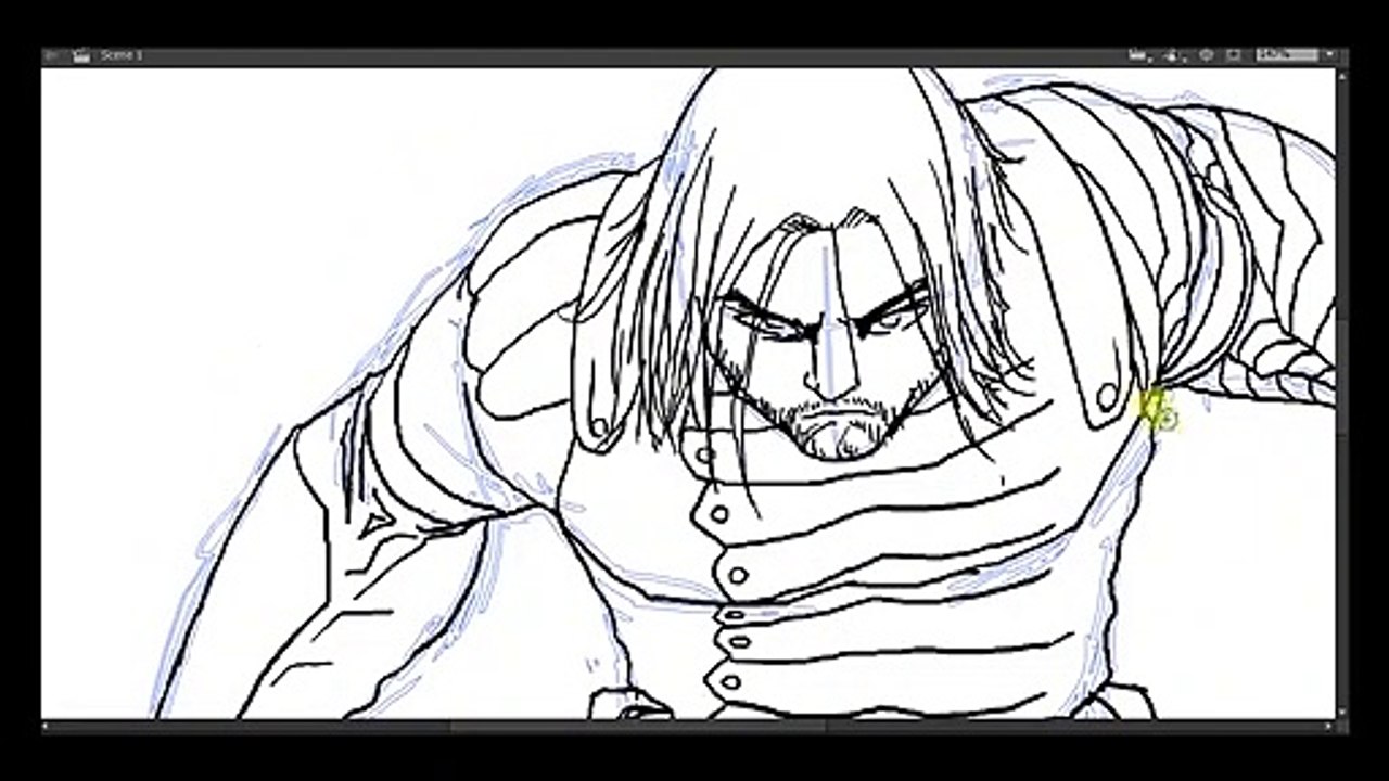 Drawing Concept Art, Bucky (Winter Soldier)