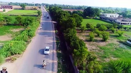 Sialkot Punjab Village Tour Aerial View/Glance 4k