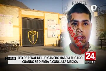 Denuncian que un reo del penal de Lurigancho habría fugado