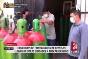 Familias de otras ciudades llegan a Chiclayo en busca de oxígeno