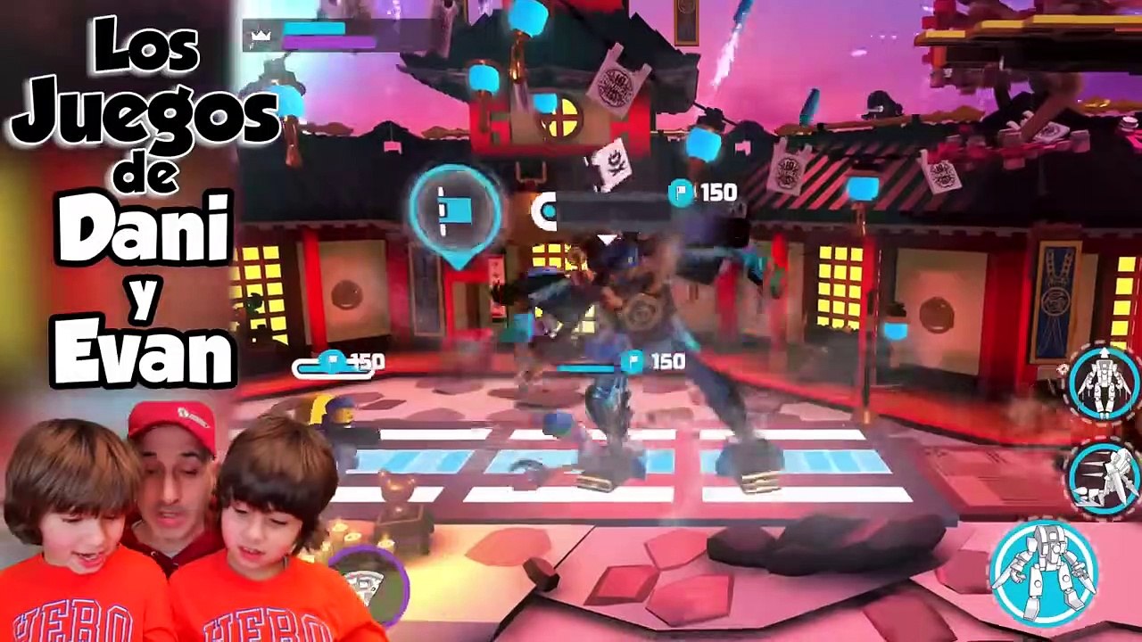 Lego Ninjago Y El Maestro Wu Lian Y Dani Y Evan En Lego Brawl