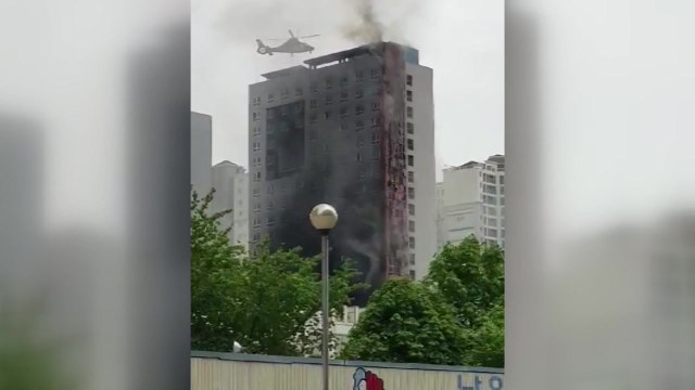 남양주 오피스텔 공사현장 화재로 1명 사망...현재 상황은? / YTN