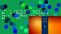 Full version  Holy Bible: English Standard Version  Best Sellers Rank : #4