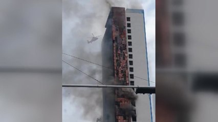 남양주 오피스텔 건설현장 불...1명 사망·17명 부상 / YTN