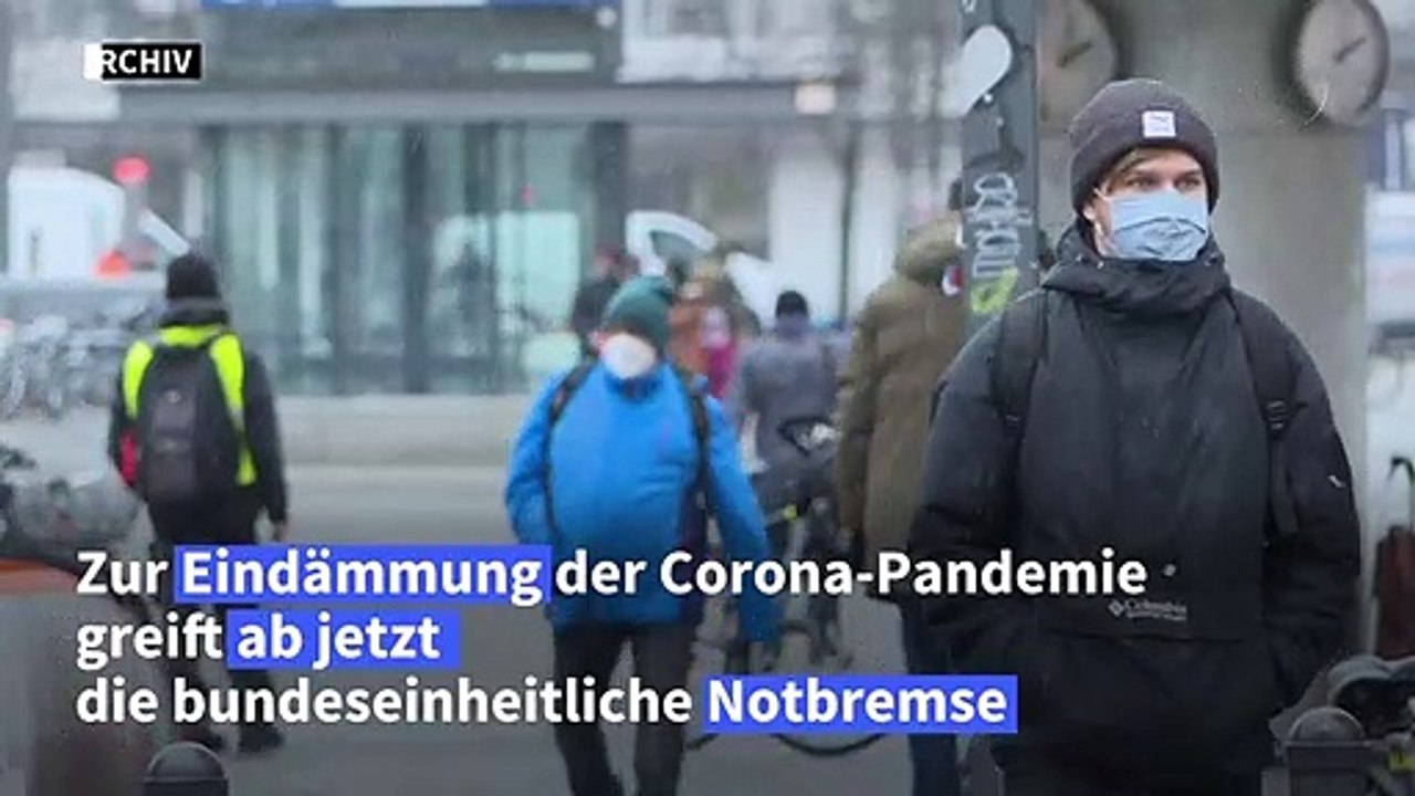 Bundesweite Corona-Notbremse gilt jetzt