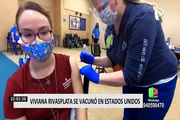 Viviana Rivasplata se vacunó en Estados Unidos: ¿Es delito viajar para inmunizarse?
