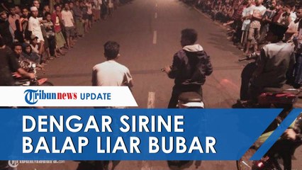 Dikira Sirine Mobil Polisi Ternyata Ambulans, Sejumlah Pemuda Pelaku Balap Liar Kabur Melarikan Diri
