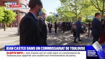 Jean Castex en visite dans un commissariat de Toulouse - 24/04