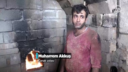 Avanos'ta çanakları pişiren ustalar 900 derecelik ısıda oruç tutuyor