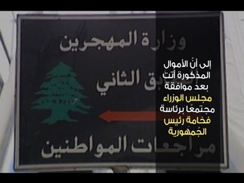 هل تحولت أموال وِزارة المهجرين إلى أموال لشراء الأصوات قبل الانتخابات؟   -  هادي الامين